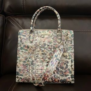 Brahmin Caroline Leopard Handbag